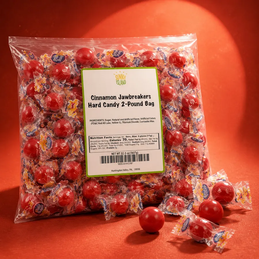 Cinnamon Jawbreakers, Spicy Cinnamon Candy (2 Lb Bag)