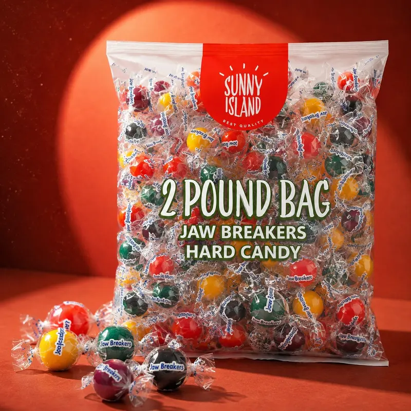 Jaw Breakers Candy, Assorted Fruit Flavored (2 Lb Bag)