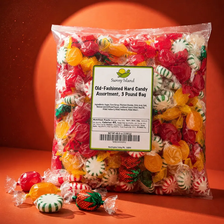 Old Fashioned Hard Candy Mix, Individually Wrapped (3 Lb Bag)