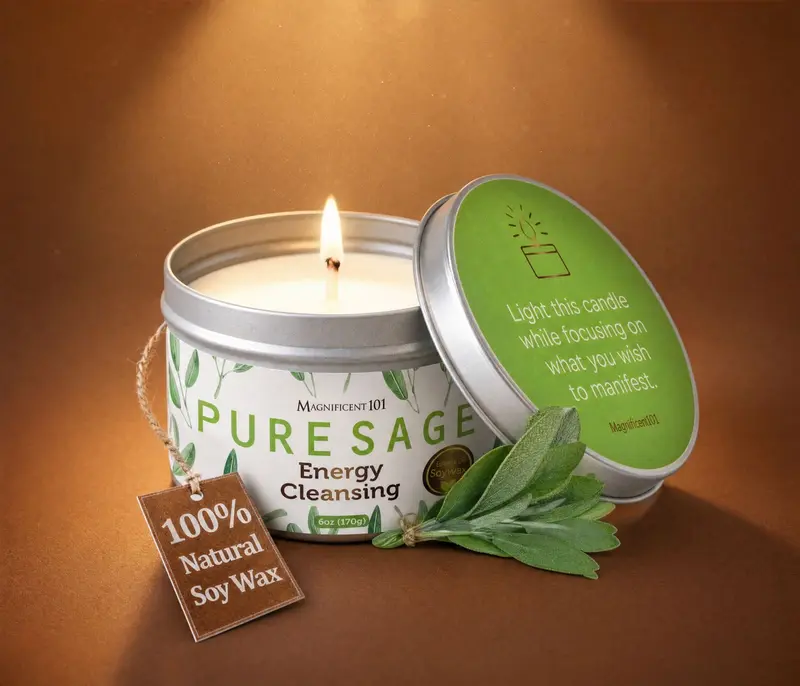 Pure Sage Soy Candle